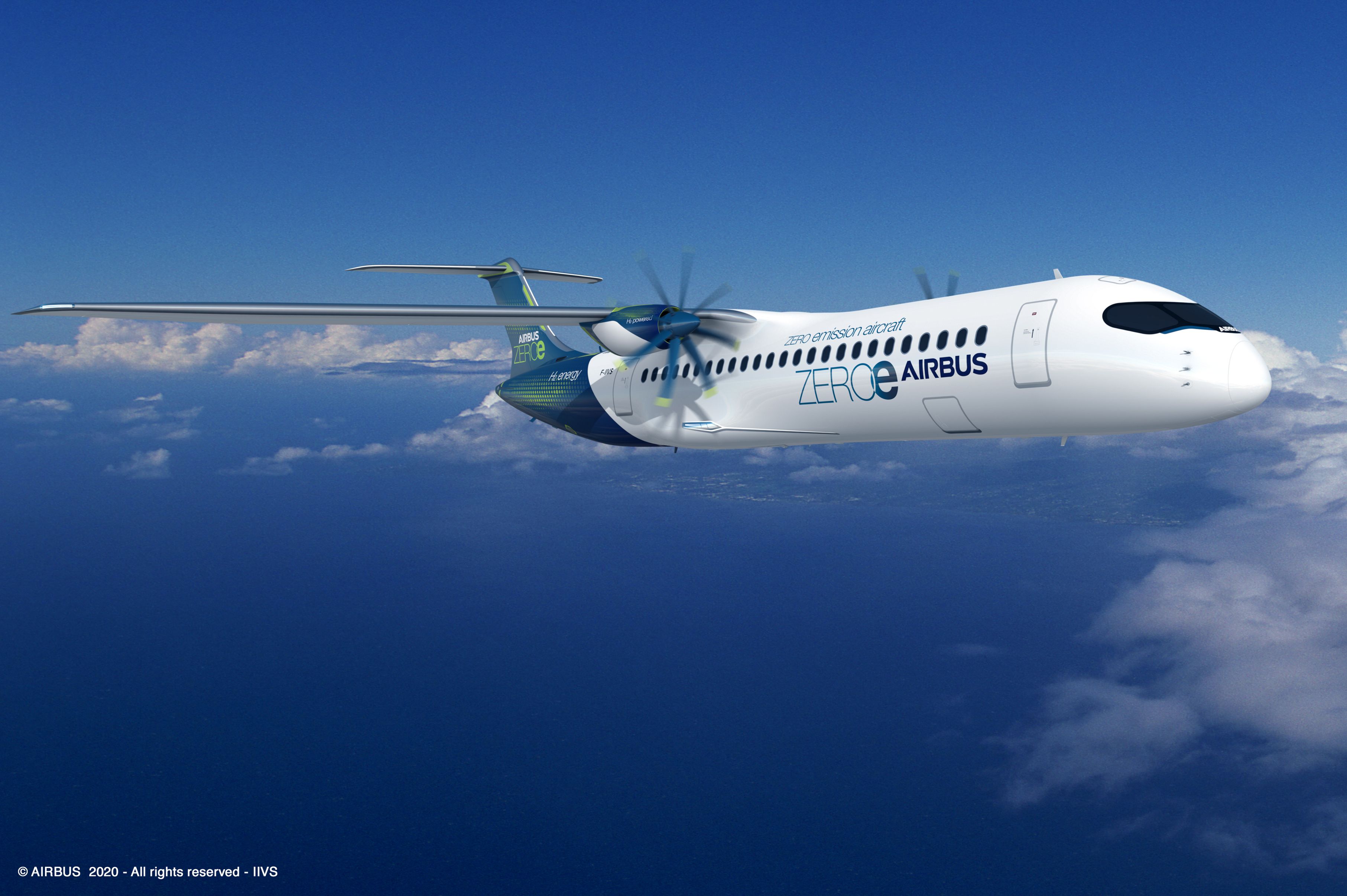 Airbus avion hydrogène zéro émissions