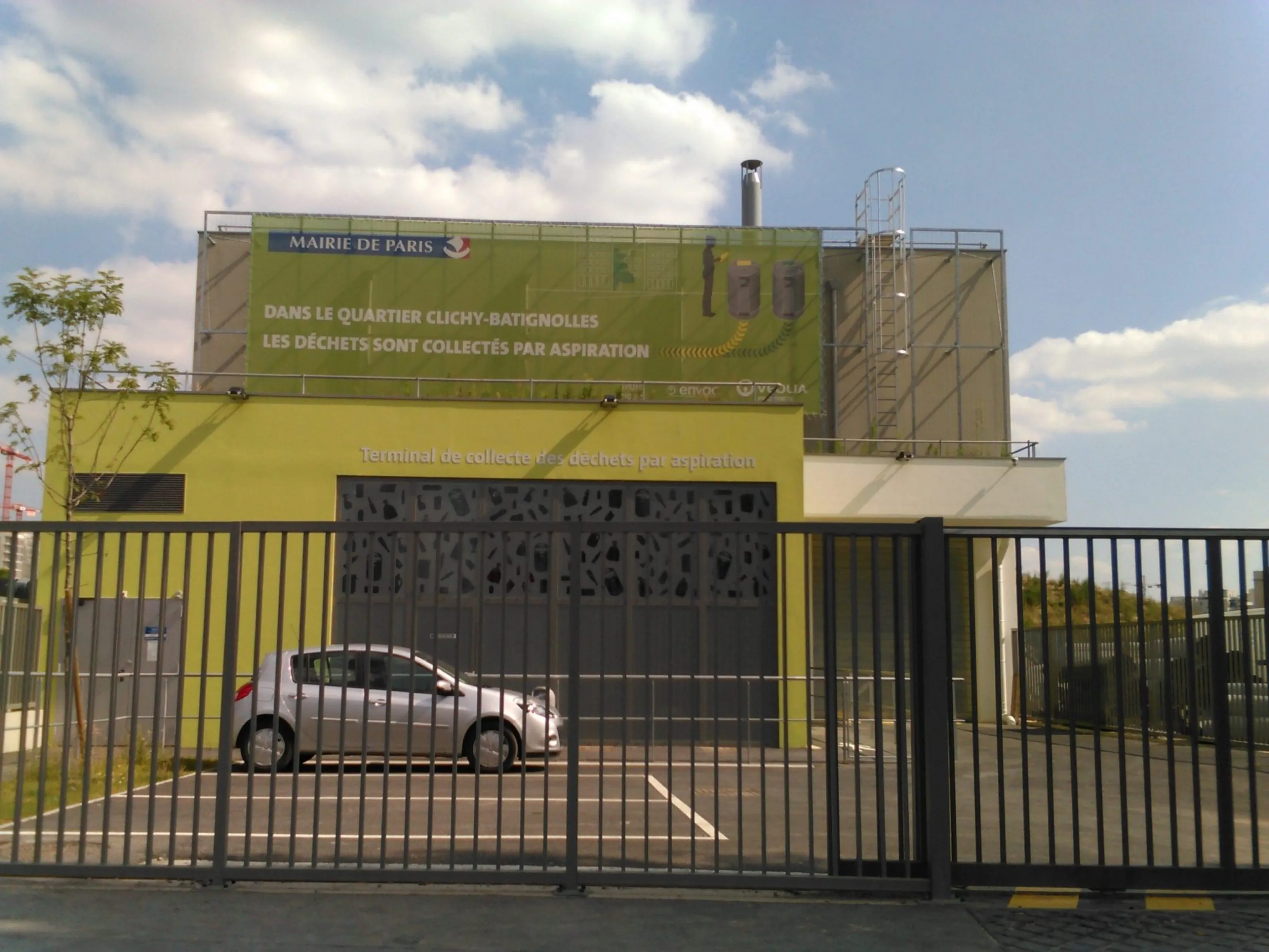 Système de collecte pneumatique des déchets- Paris