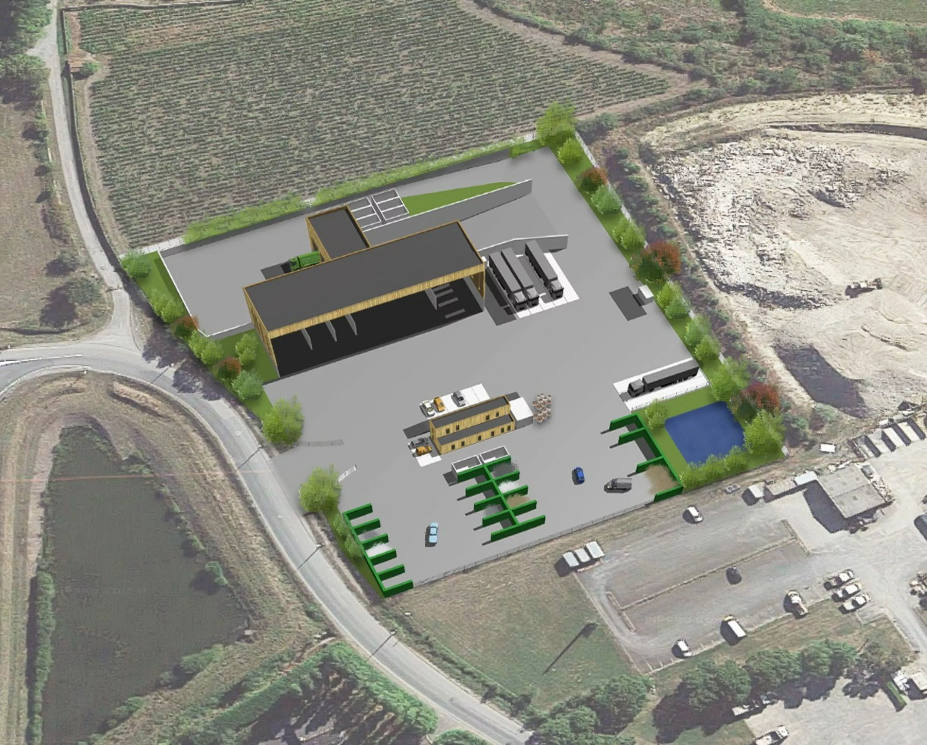 DECHETERIE / TRANSFERT,un Eco-site sur la commune d’Ancenis (44)