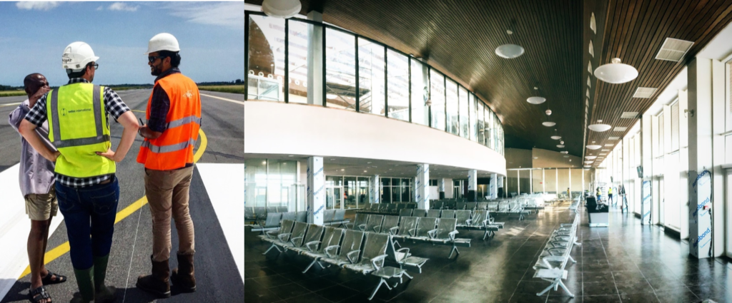 Aéroport International de Port Gentil Infrastructures côté piste et