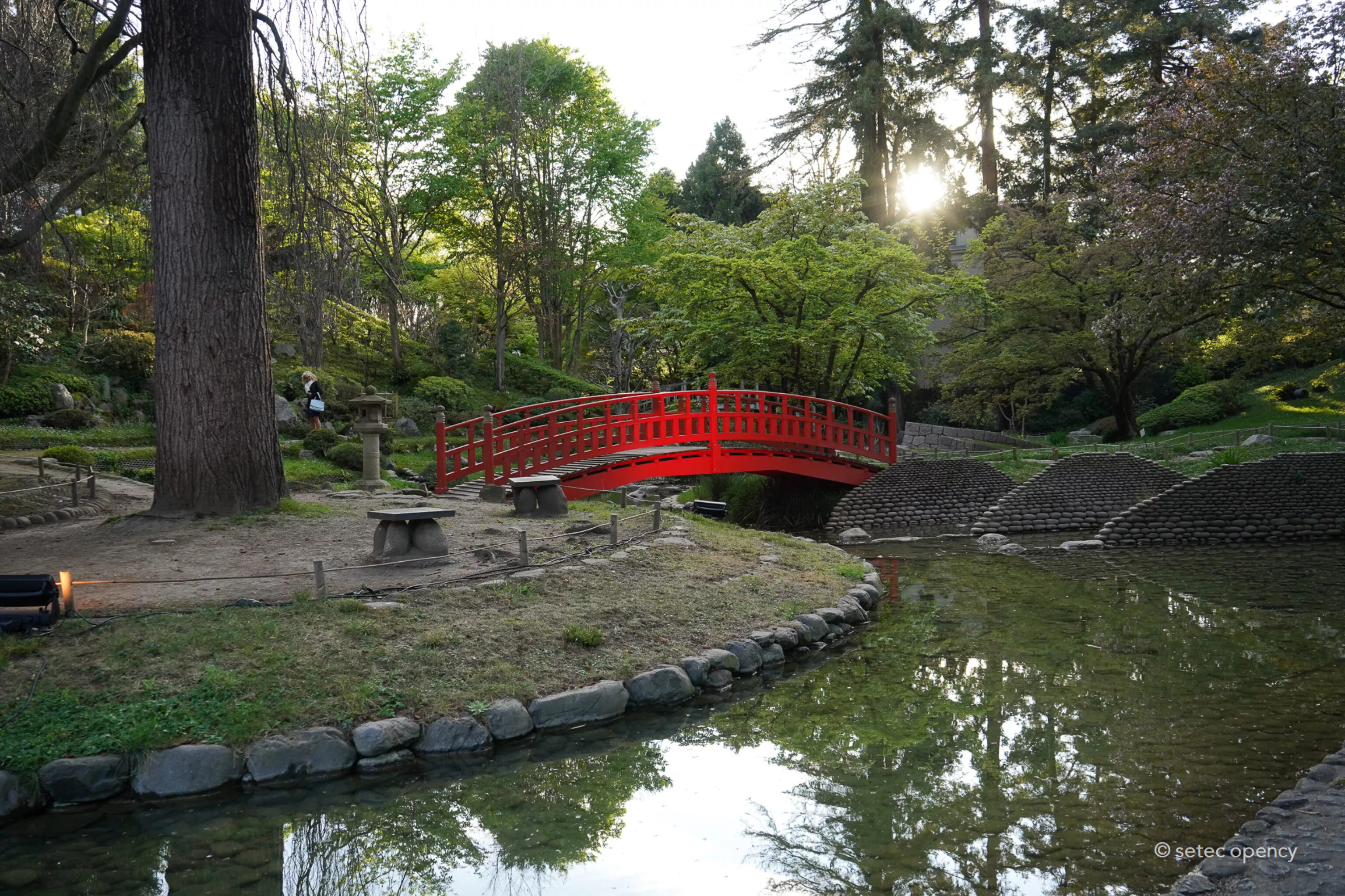 Vue du jardin du musée Albert Khan