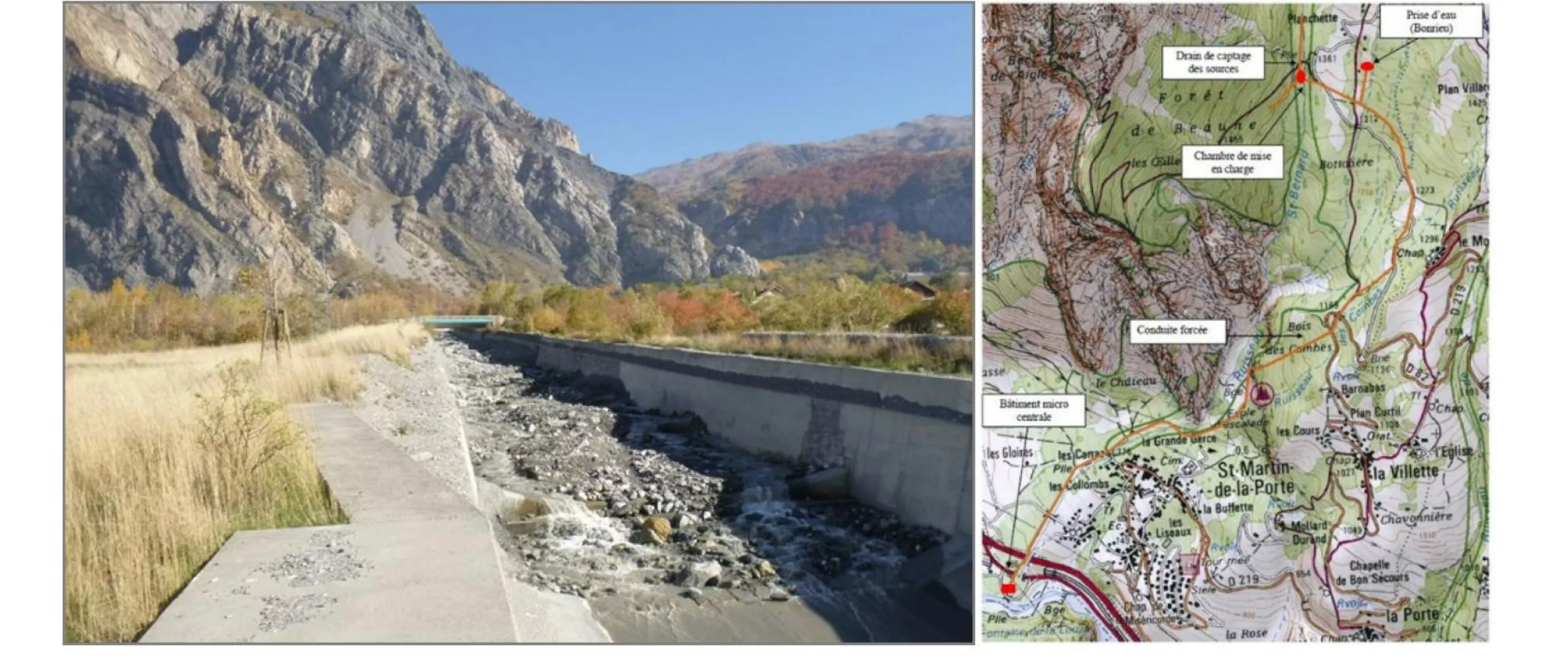 La petite centrale hydroélectrique des Encombres de la Maurienne