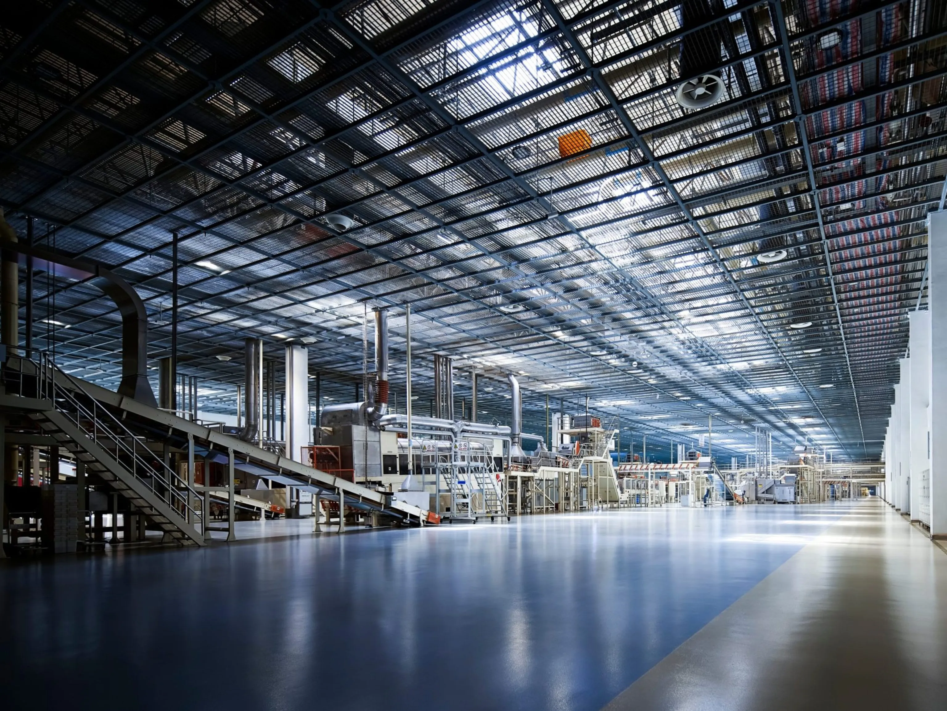 Vue intérieure d'usine