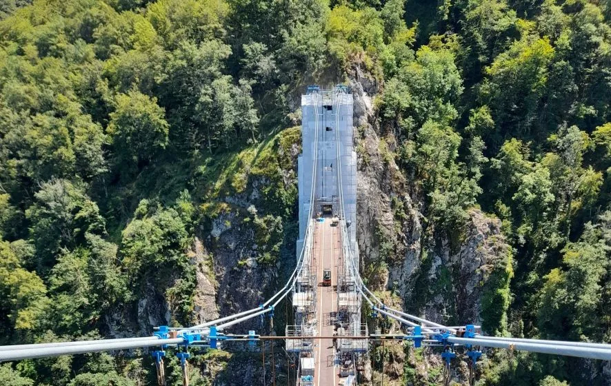 Vue du viaduc des rochers noirs